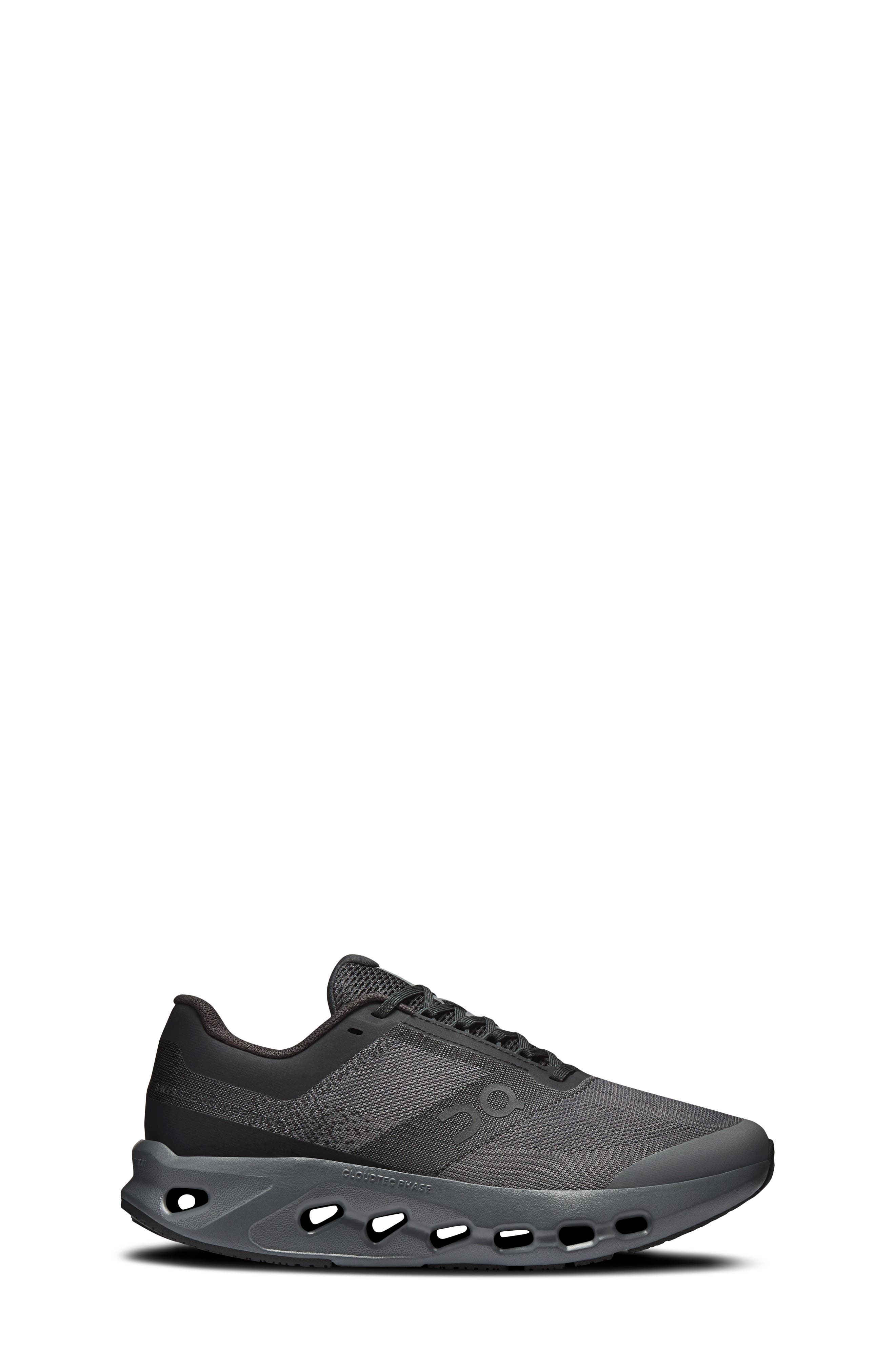 Kids' Cloudsurfer Running Shoe, Alternate, color, BLACK/ ECLIPSE