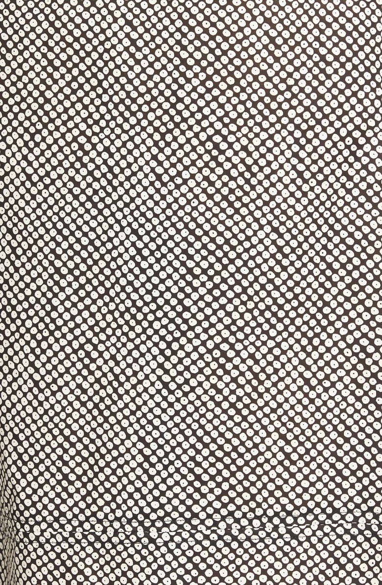 Eileen Fisher Print Cotton V-Neck Shift Dress, Alternate, color,