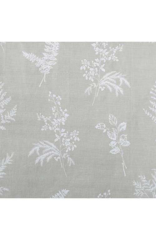 Stone Cottage Foliage 200 Thread Count Cotton Percale Sheet Set In Gray