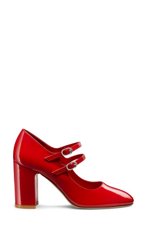 Shop Stuart Weitzman Posh 85 Mary Jane In Cherry