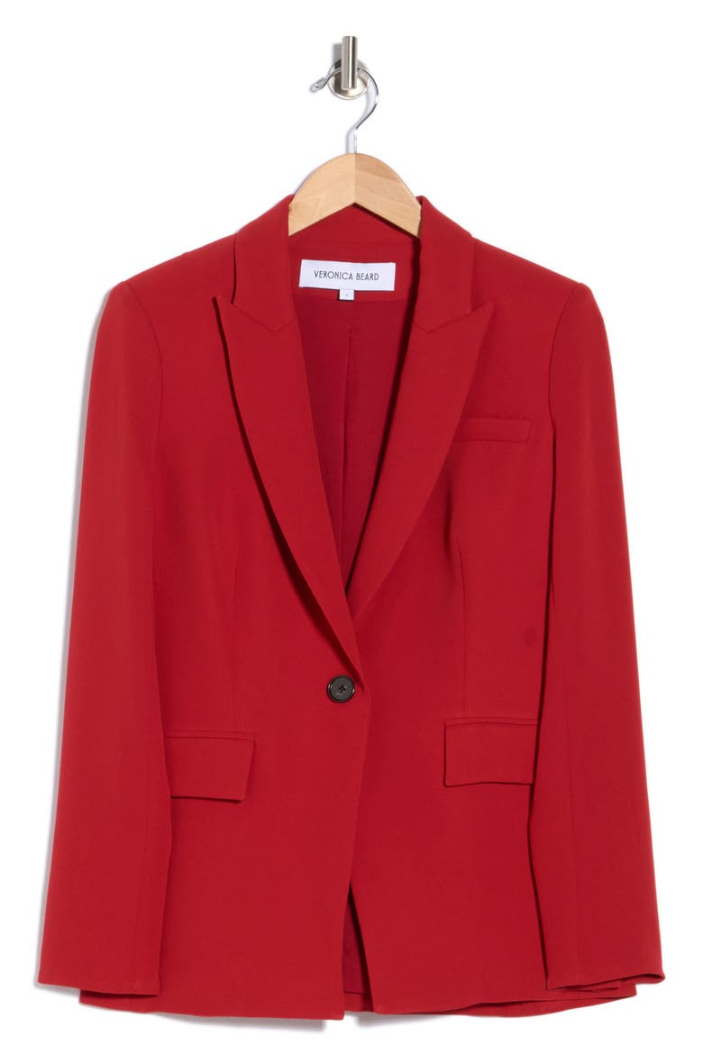 Long & Lean Dickey Jacket, Alternate, color, CRIMSON