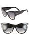 Anoushka 57mm Gradient Cat Eye Sunglasses