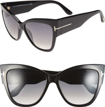 Anoushka 57mm Gradient Cat Eye Sunglasses