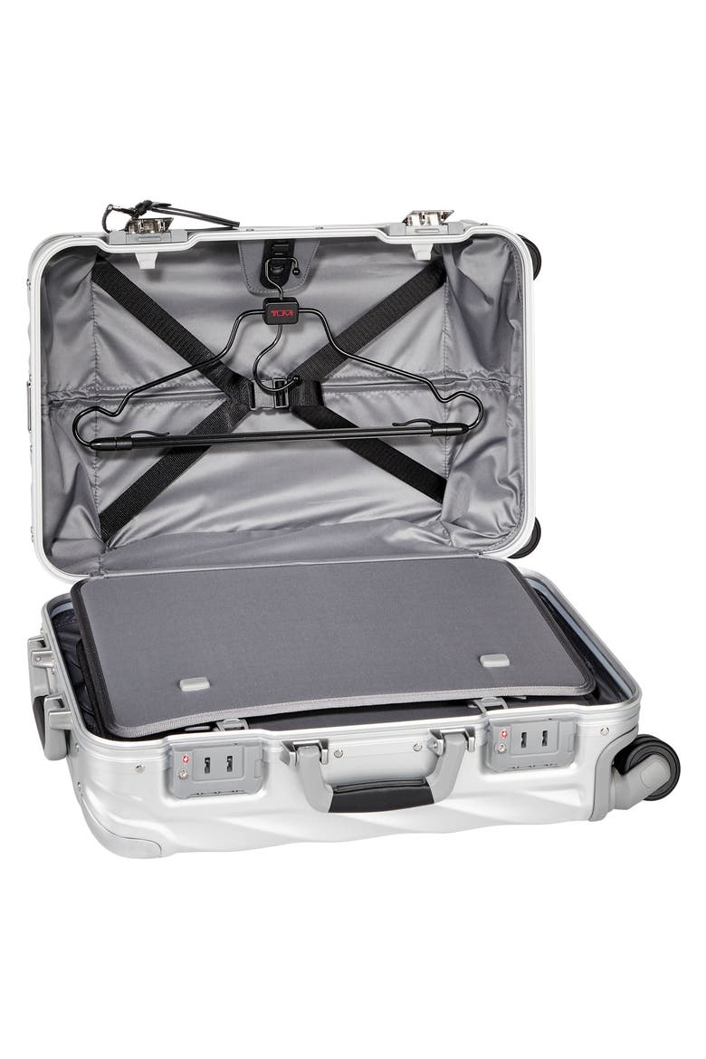 19 Degree Aluminum Carry-On, Alternate, color, SILVER