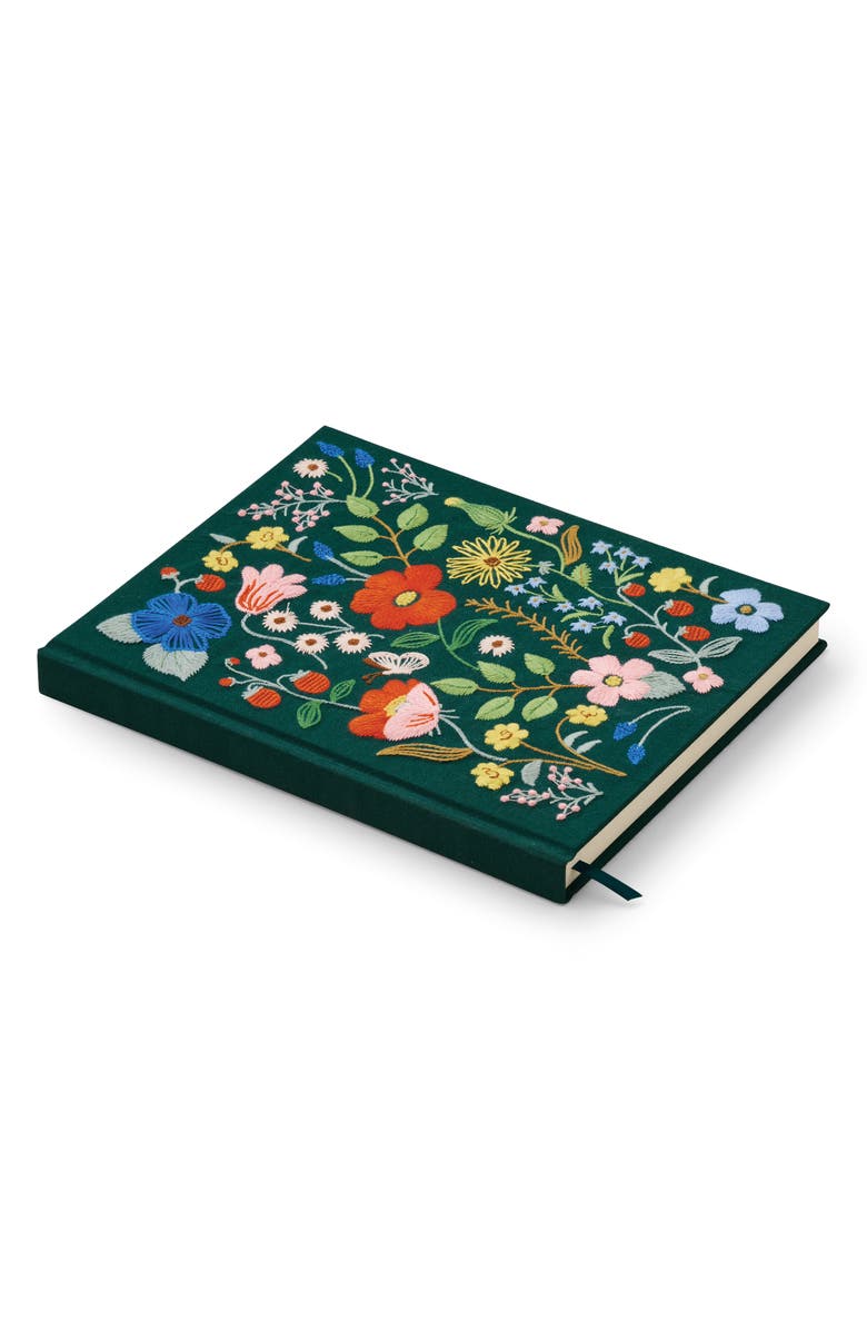 Rifle Paper Co. Strawberry Fields Embroidered Canvas Journal, Alternate, color, 