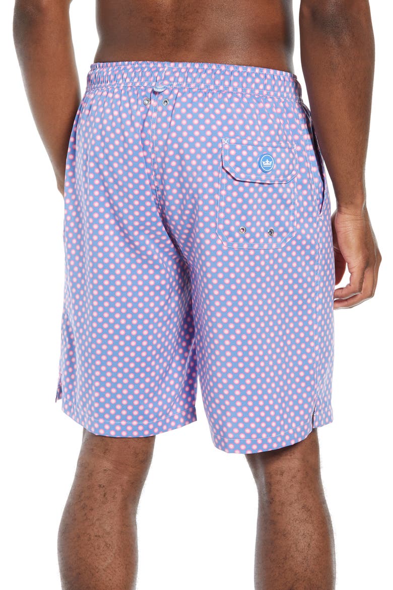 Polka Spots Swim Trunks, Alternate, color, BONNET