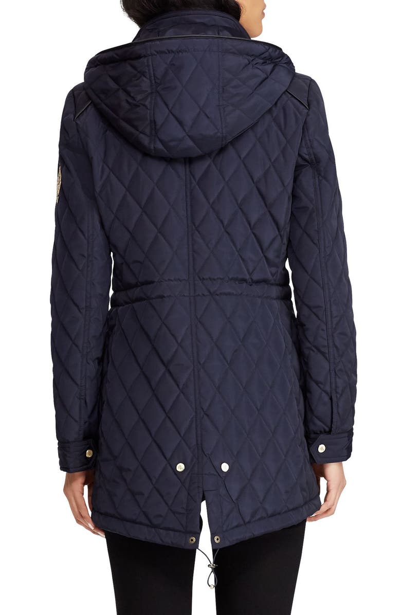 Lauren Ralph Lauren Quilted Coat, Alternate, color,