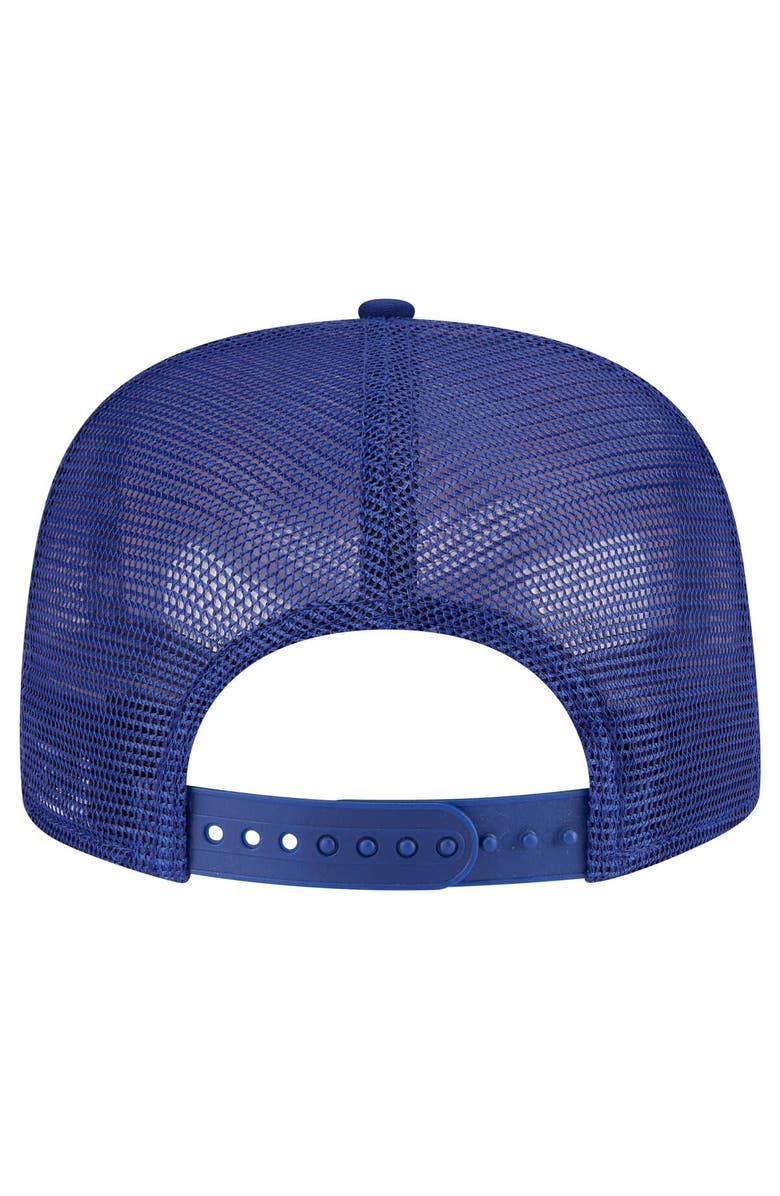 New Era Men's New Era Royal Texas Rangers Seeing Diamonds A-Frame Trucker 9FIFTY Snapback Hat, Alternate, color, Royal