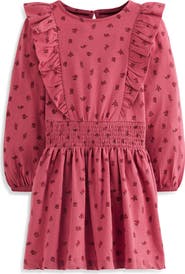 Mini Boden Kids' Shirred Waist Jersey Dress