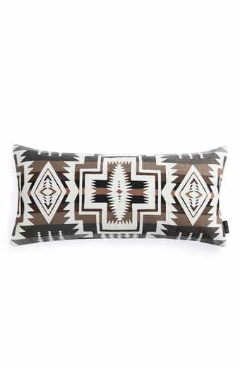 Harding Star Embroidered Lumbar Pillow