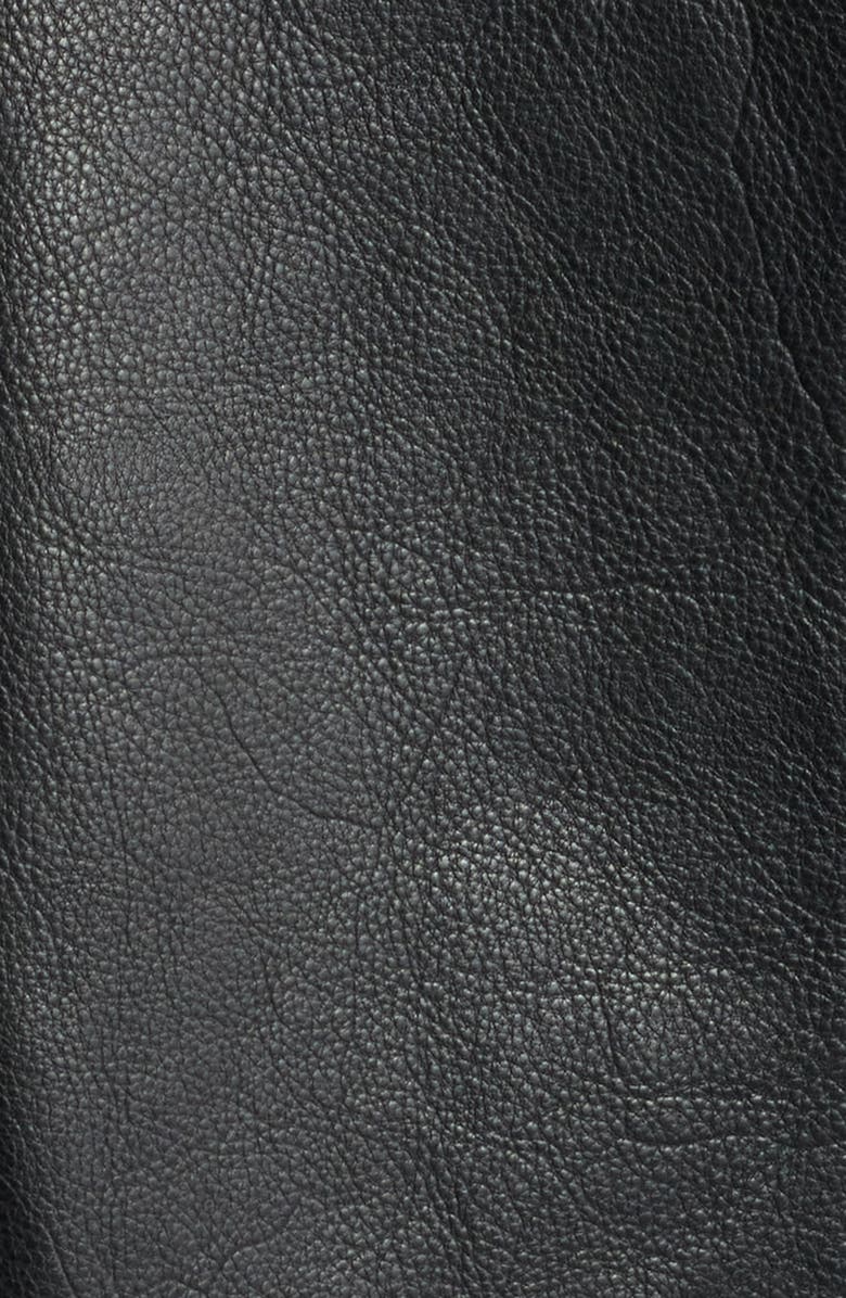 BOSS Merwyn Leather Jacket, Alternate, color, 