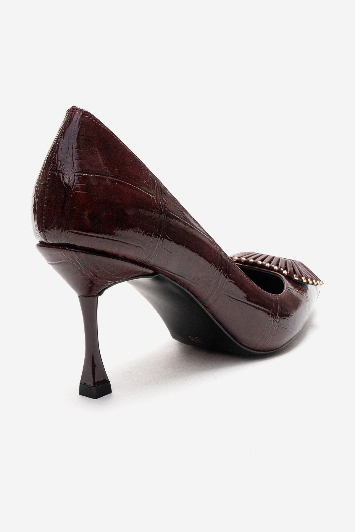 Rebel Stiletto Pump, Alternate, color, Burgundy Print