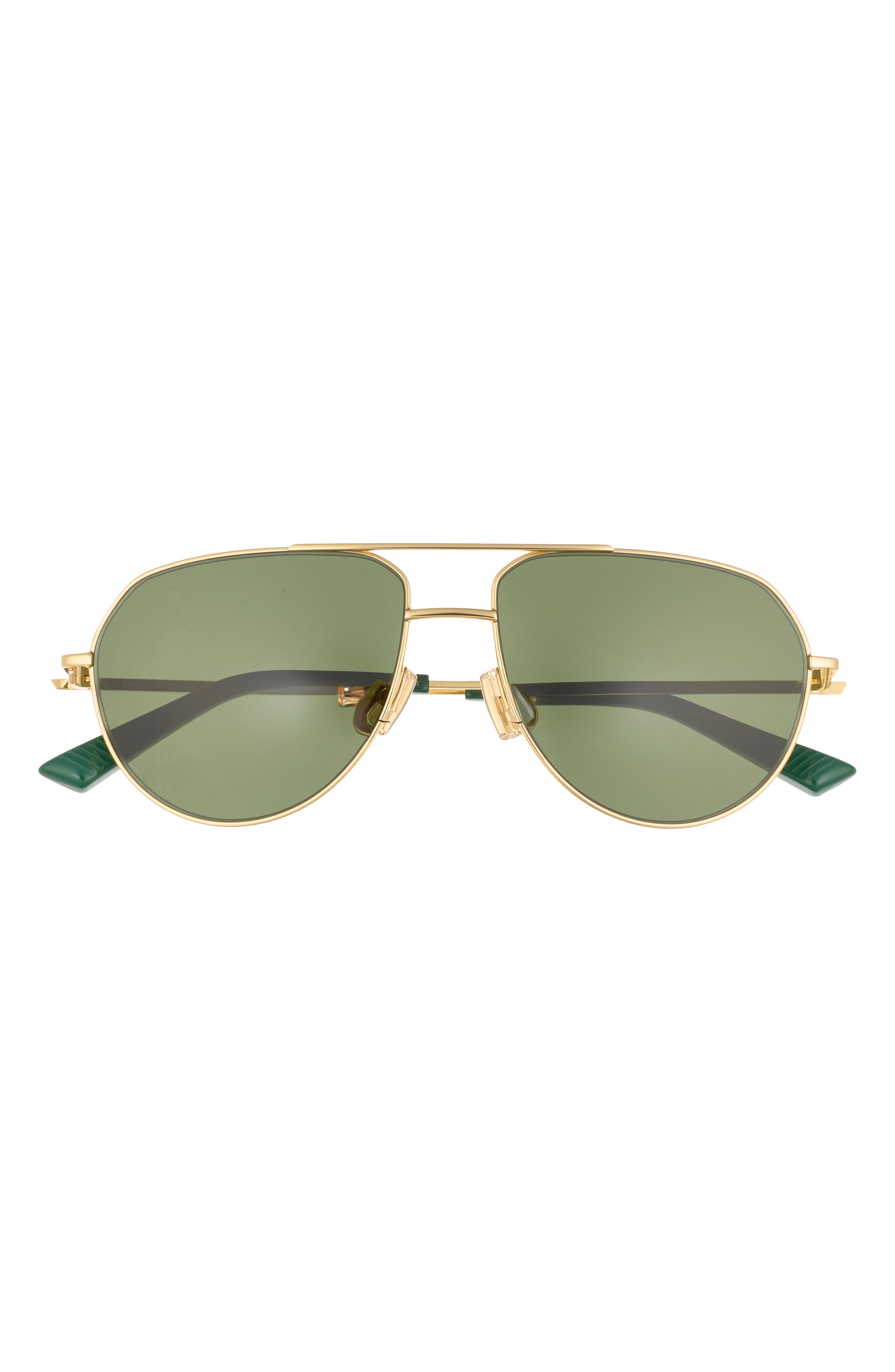 Bottega Veneta 57mm Aviator Sunglasses