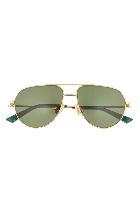 57mm Aviator Sunglasses