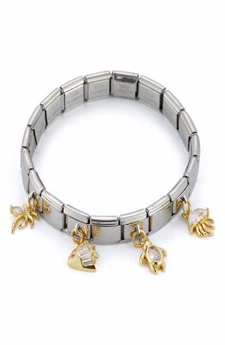 Cubic Zirconia Charm Bracelet
