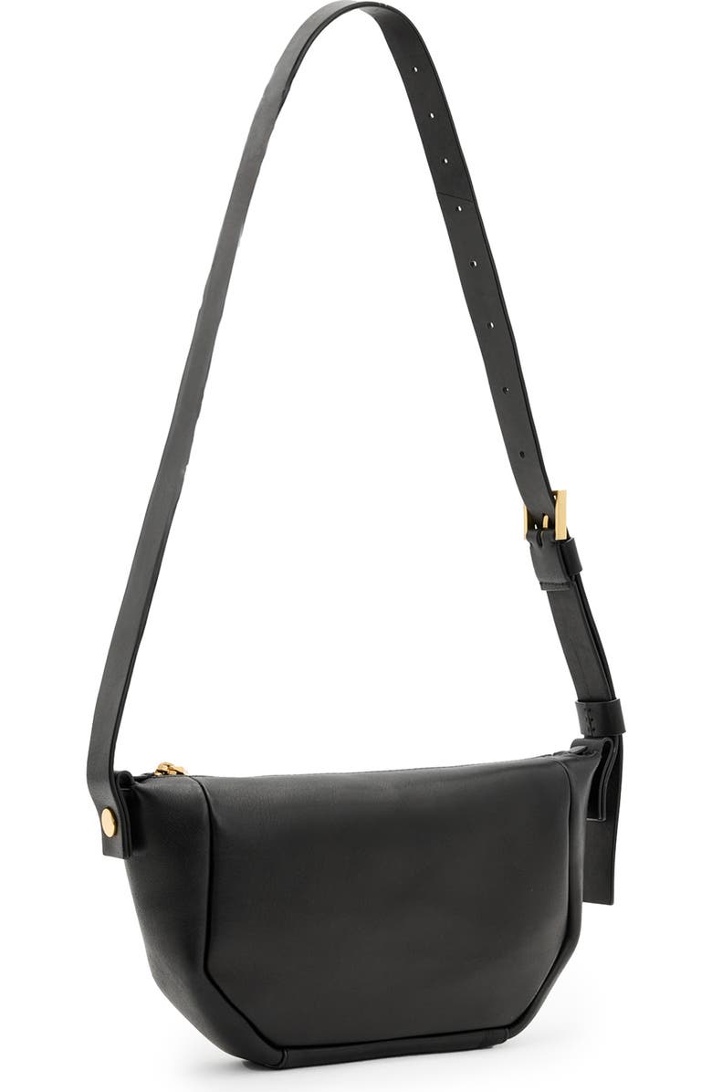 AllSaints Madea Leather Crossbody, Alternate, color,