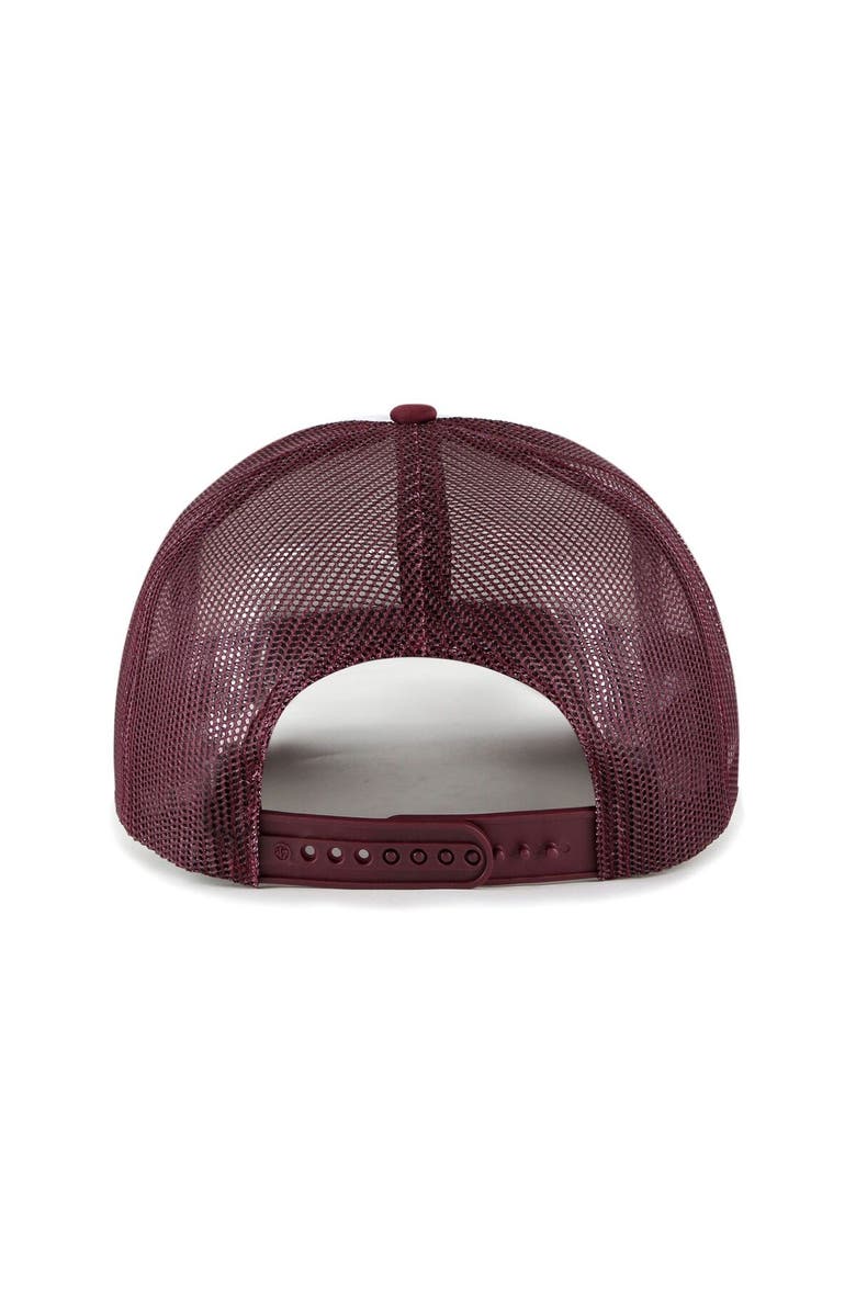 '47 Men's '47 White/Maroon Texas A&M Aggies Article Foam Front Trucker Hat, Alternate, color, White