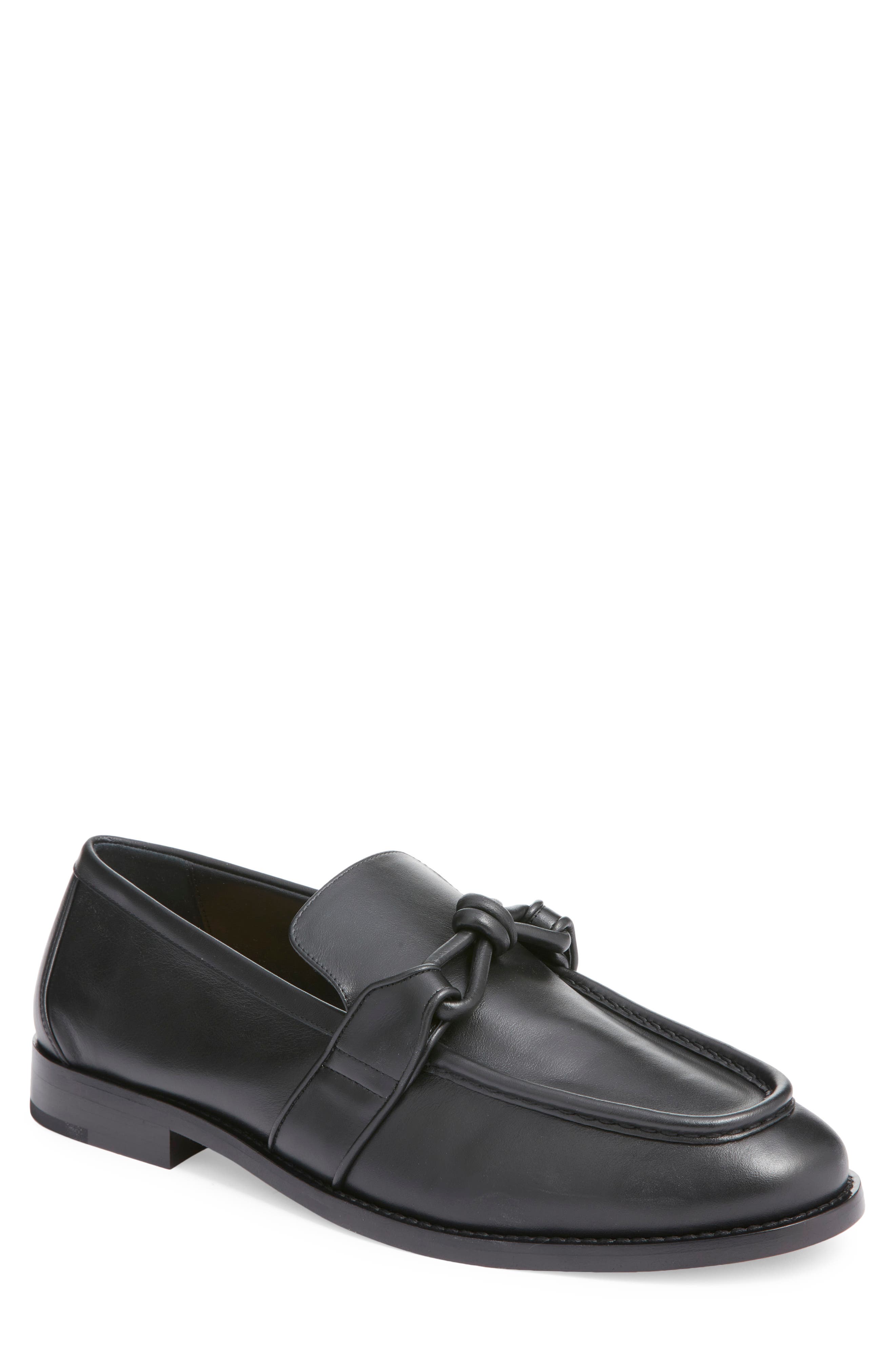Bottega Veneta Astaire Knot Bit Loafer, Main, color, 1000 Black