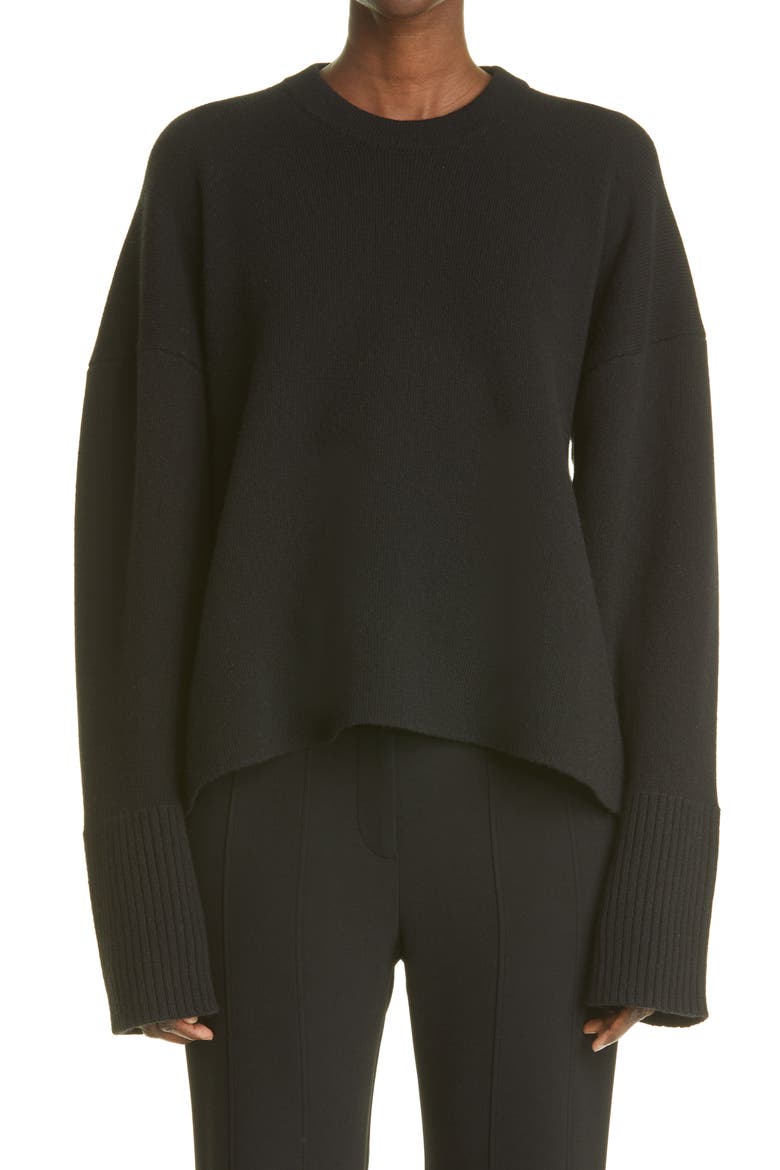 Cashmere Sweater, Main, color, BLACK