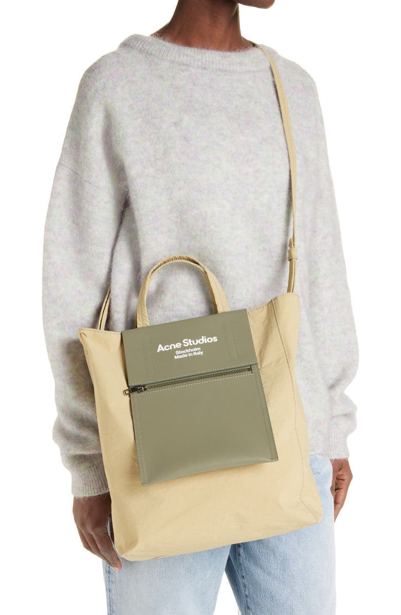 Acne Studios Baker Out Papery Nylon Tote, Alternate, color,