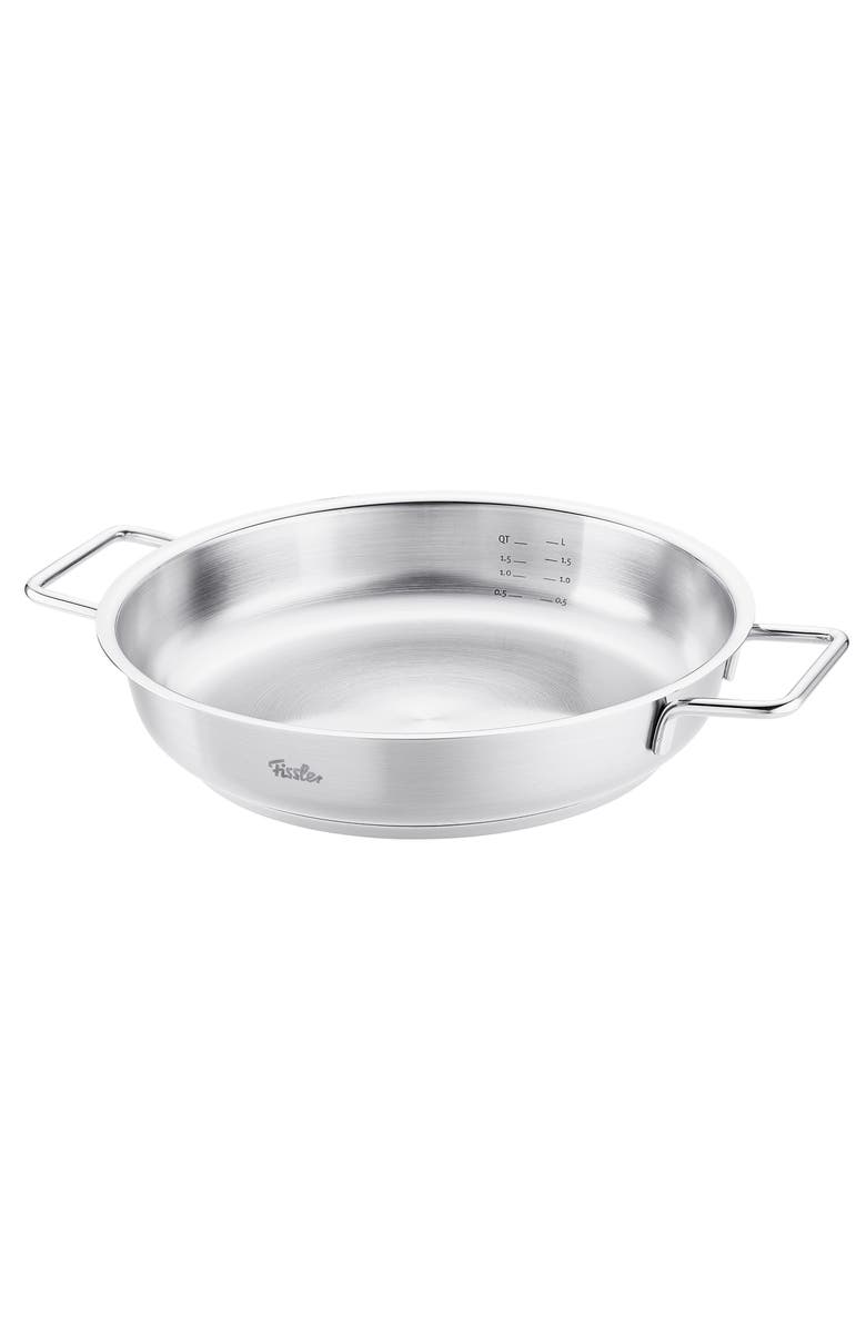 Fissler Pure Collection Stainless Steel Serving Pan, Main, color, Stainless Steel
