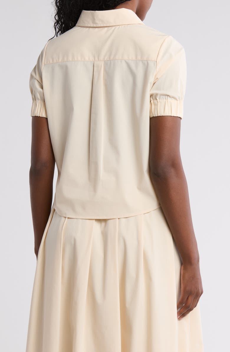 Love By Design Suzanne Collar Top, Alternate, color, Tapioca