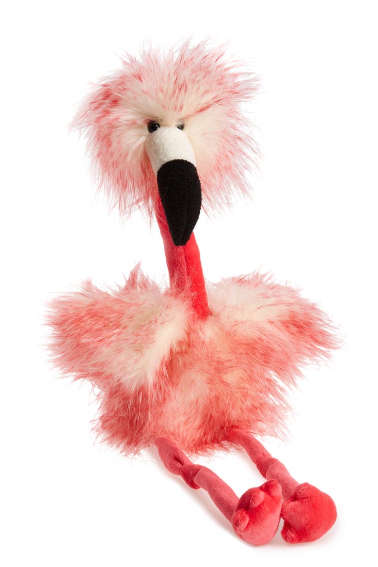 Mad Pet Flamingo Stuffed Animal, Main, color, PEACH MULTI