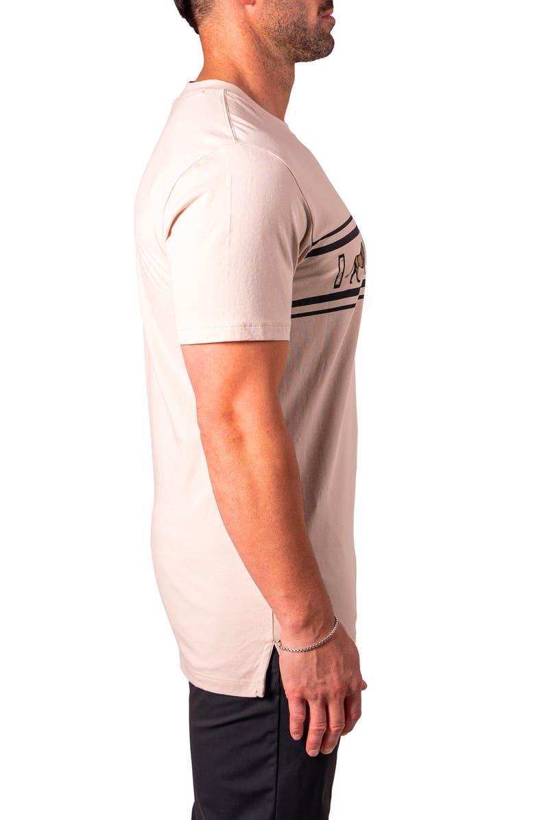 Maceoo I Am King Graphic T-Shirt, Alternate, color, Brown