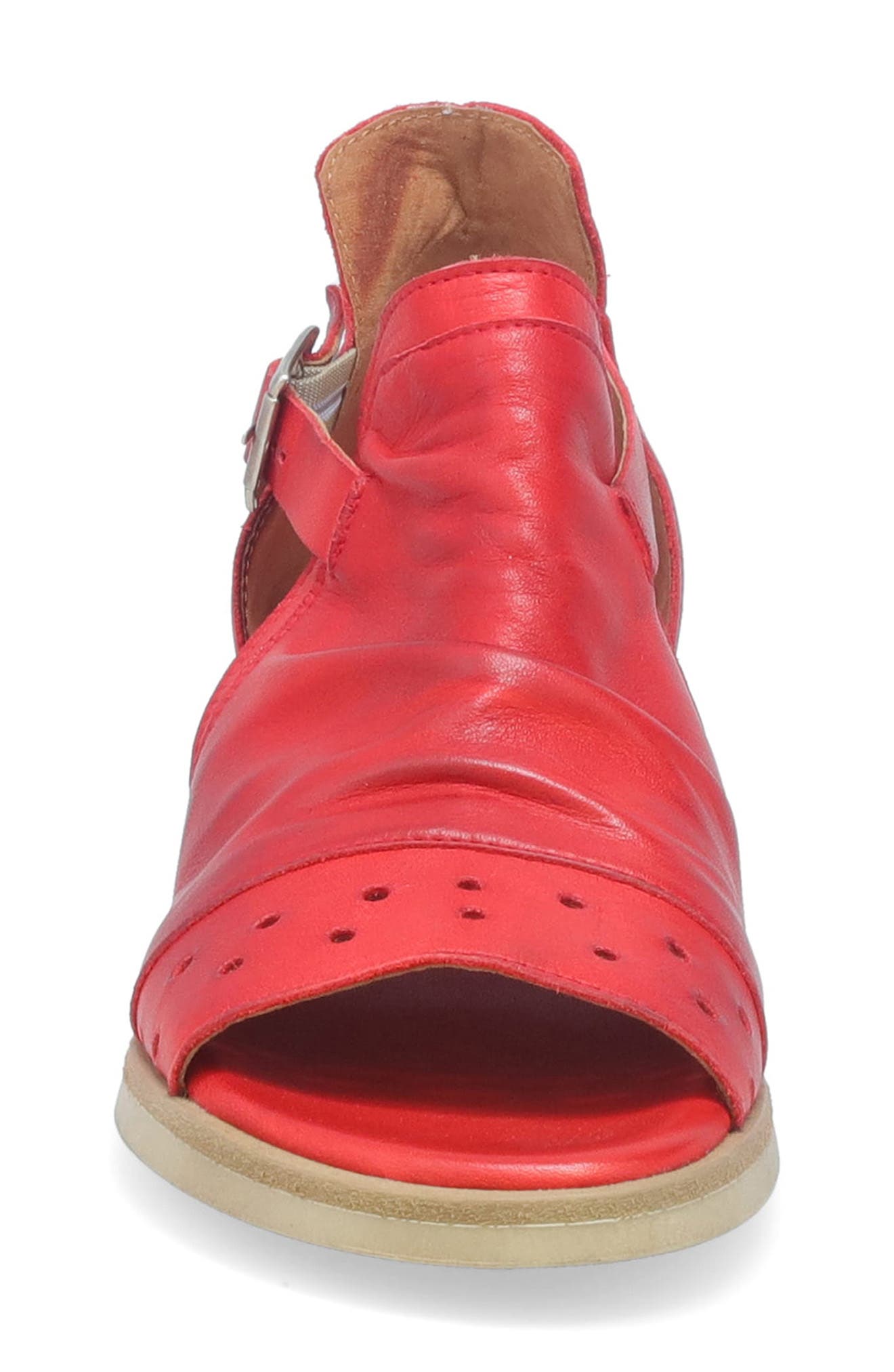 Cara Sandal, Alternate, color, SCARLET