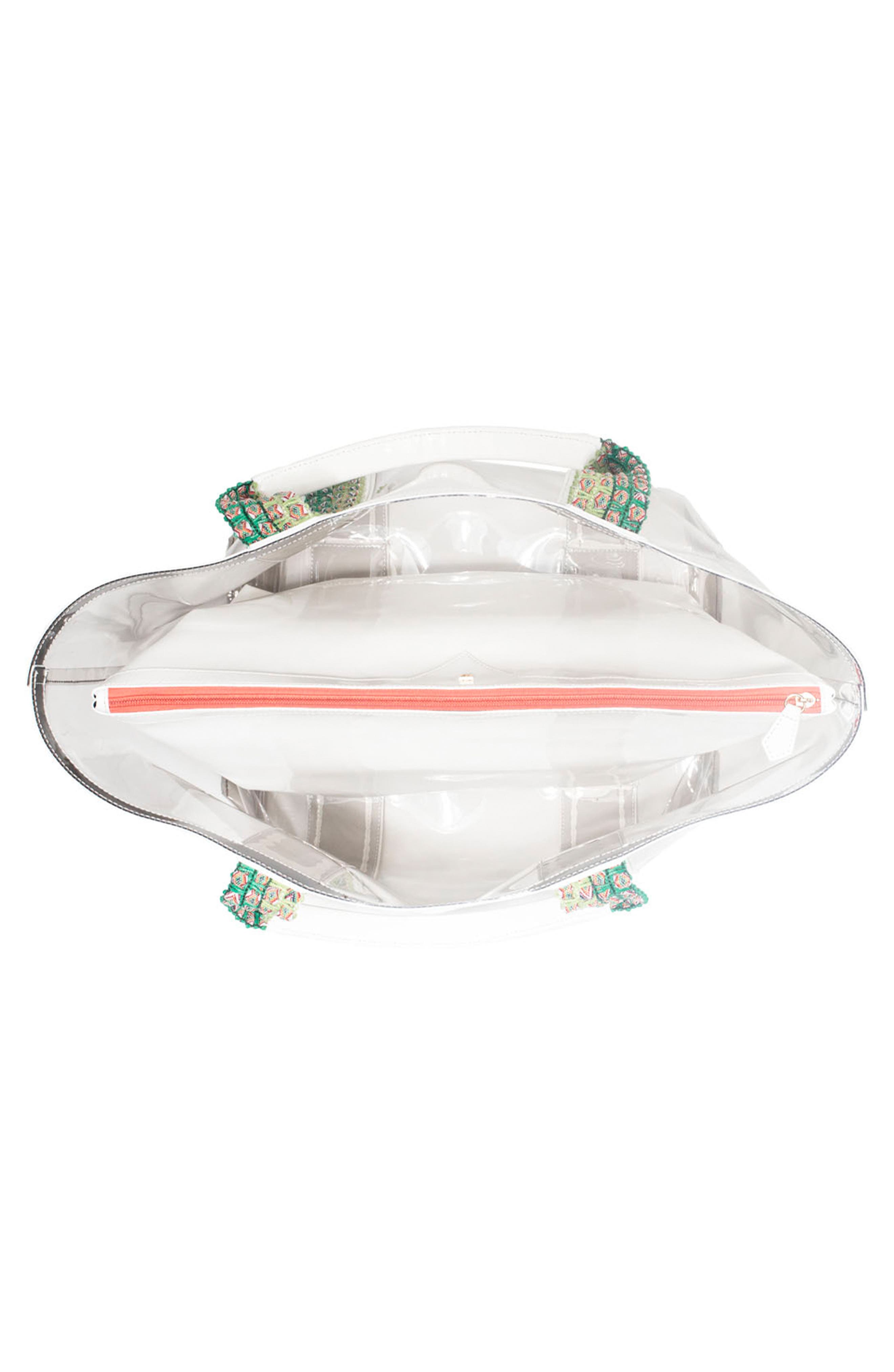 Kelly Wynne Clear Beach Tote, Alternate, color, 