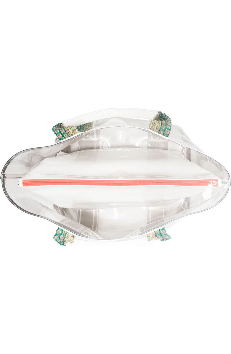 Kelly Wynne Clear Beach Tote, Alternate, color,