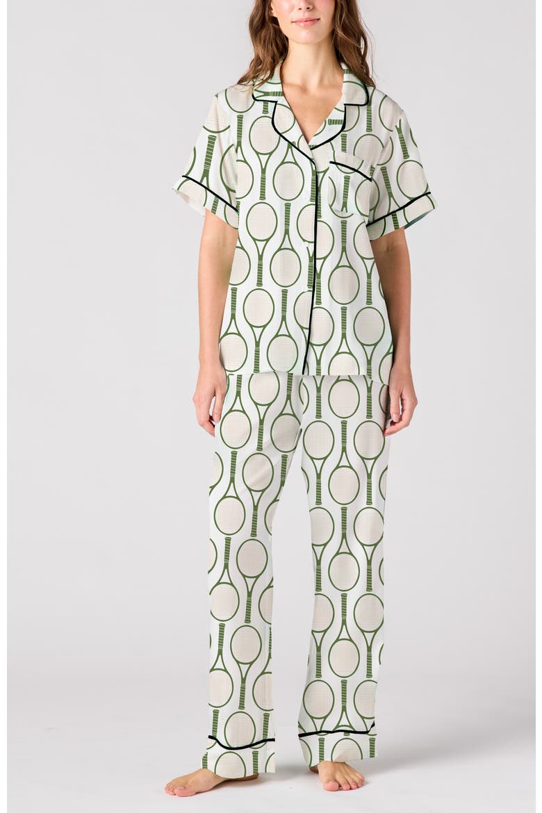 Tennis Time Pants Set, Main, color, Green