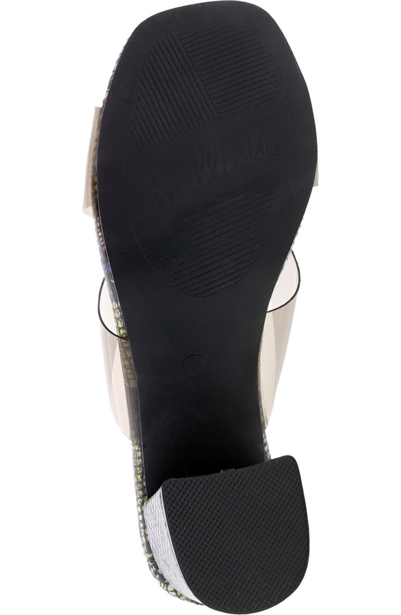 BELLINI Faze Transparent Block Heel Sandal, Alternate, color, Black