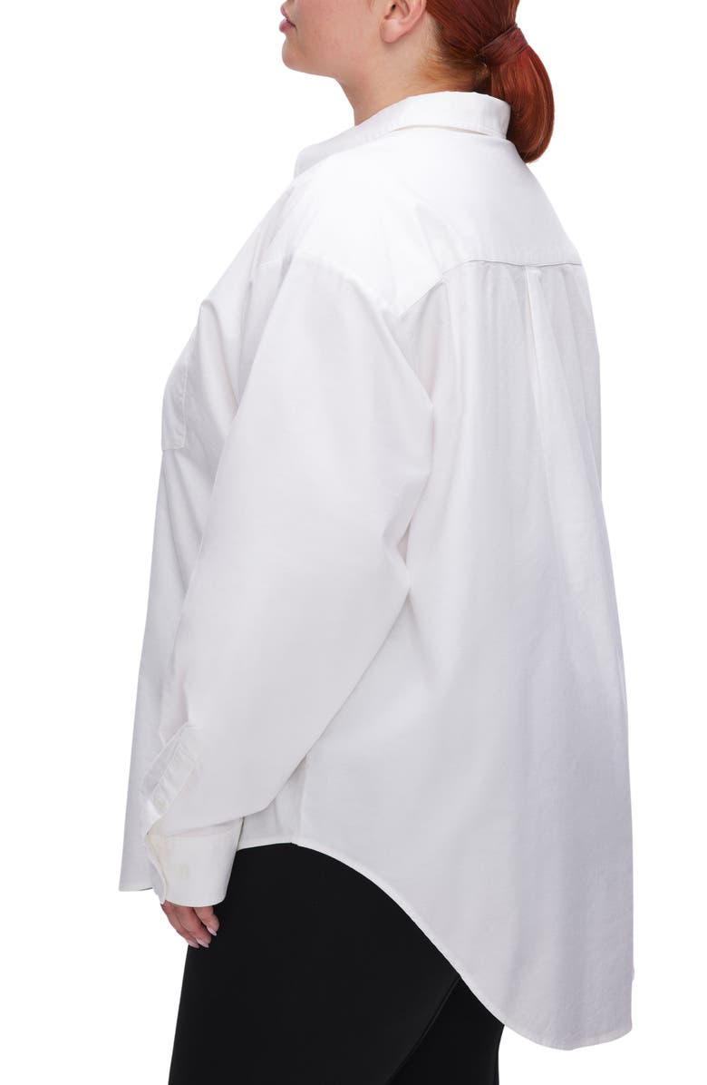 Good American Good Oxford Button-Up Shirt, Alternate, color, 