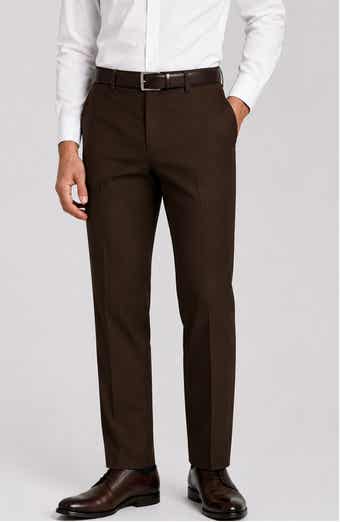 Enzo Slim Fit Wool Dress Pants