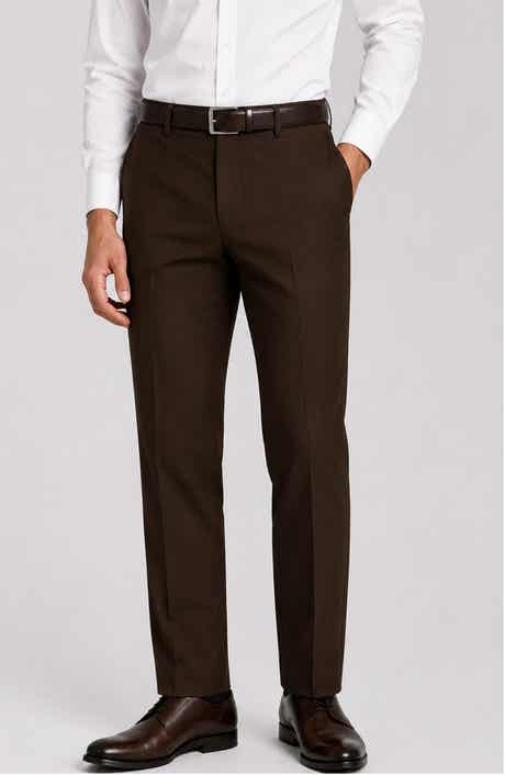 Enzo Slim Fit Wool Dress Pants