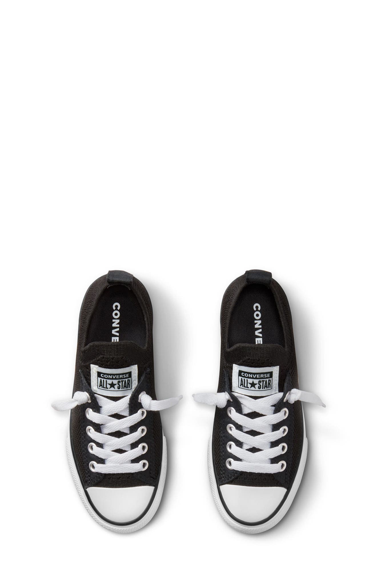 Converse Kids' Chuck Taylor<sup>®</sup> All Star<sup>®</sup> Easy-On Knit Sneaker, Alternate, color, Black