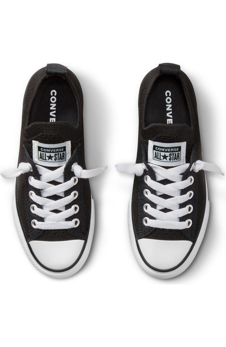 Converse Kids' Chuck Taylor<sup>®</sup> All Star<sup>®</sup> Easy-On Knit Sneaker, Alternate, color, Black