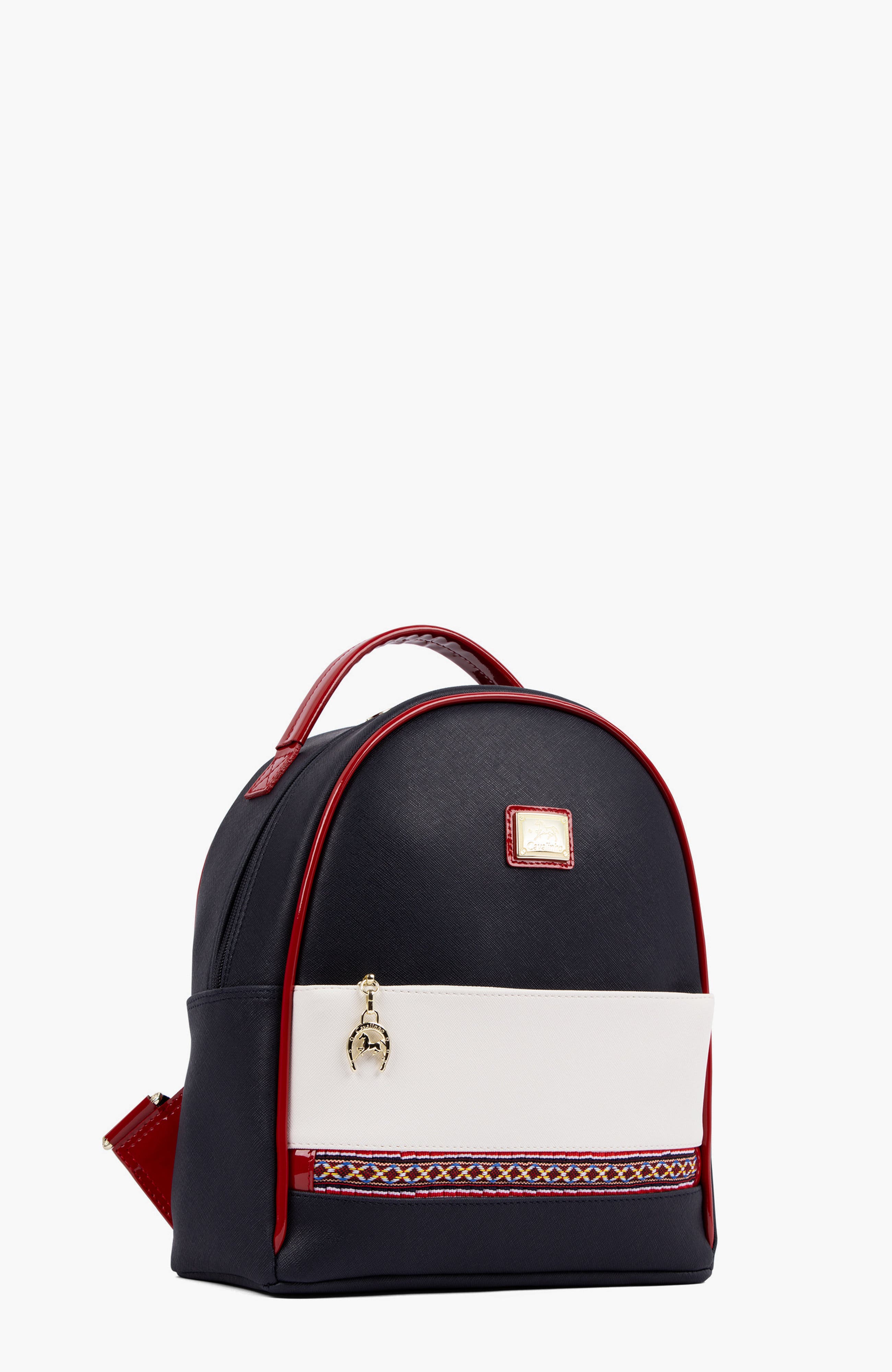 Twist 207 Backpack, Alternate, color, Navy / White / Red