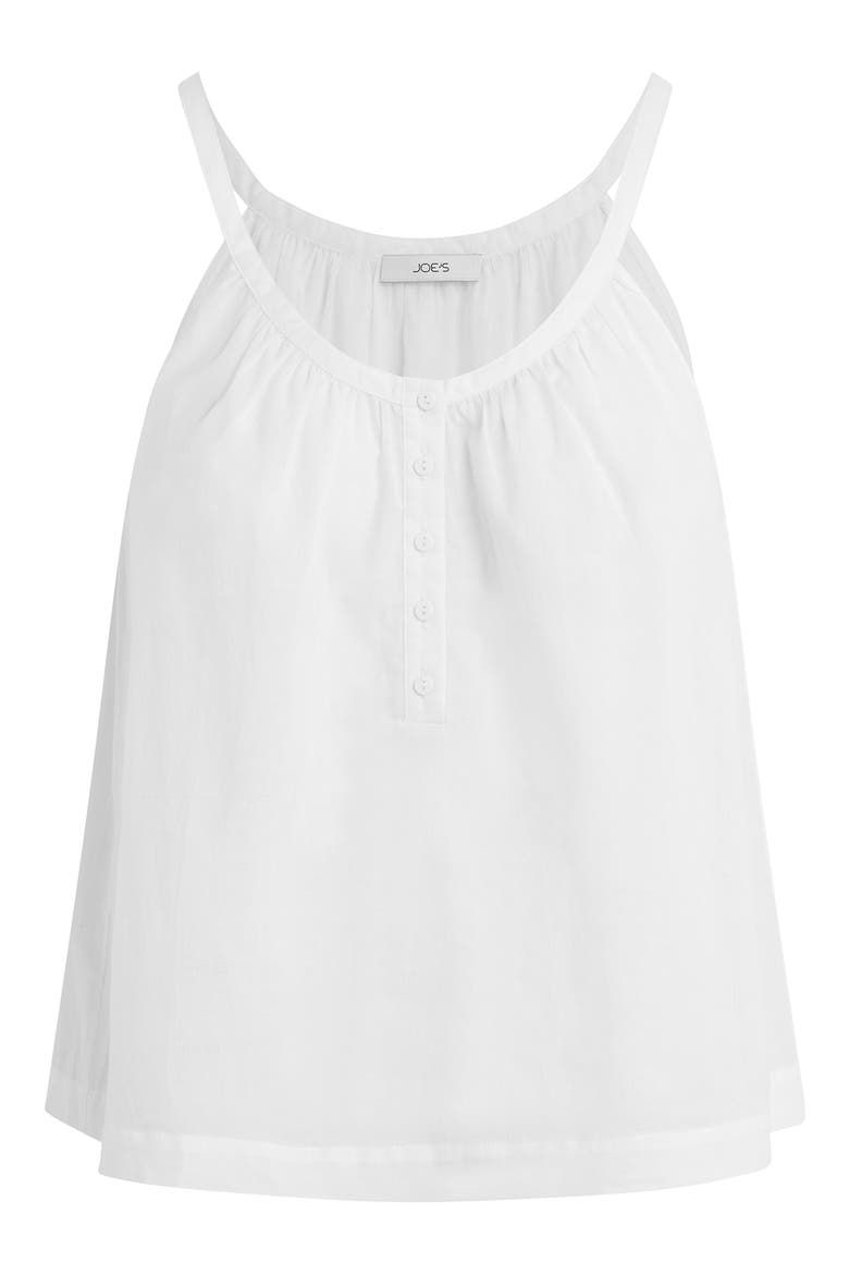 The Charlie Babydoll Tank Top, Alternate, color, WHITE