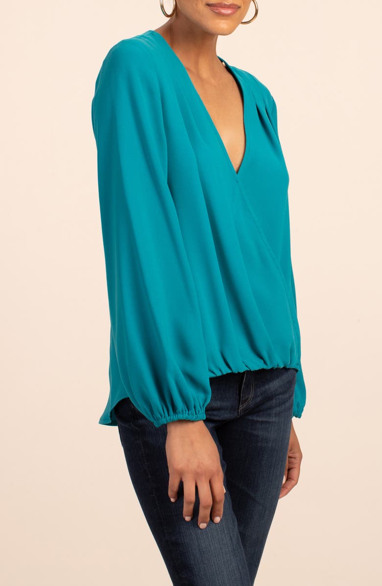 Trina Turk Bask Faux Wrap Top, Alternate, color,