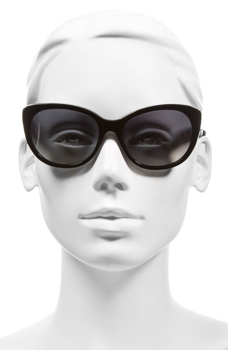 Burberry 56mm Cat Eye Sunglasses, Alternate, color, 