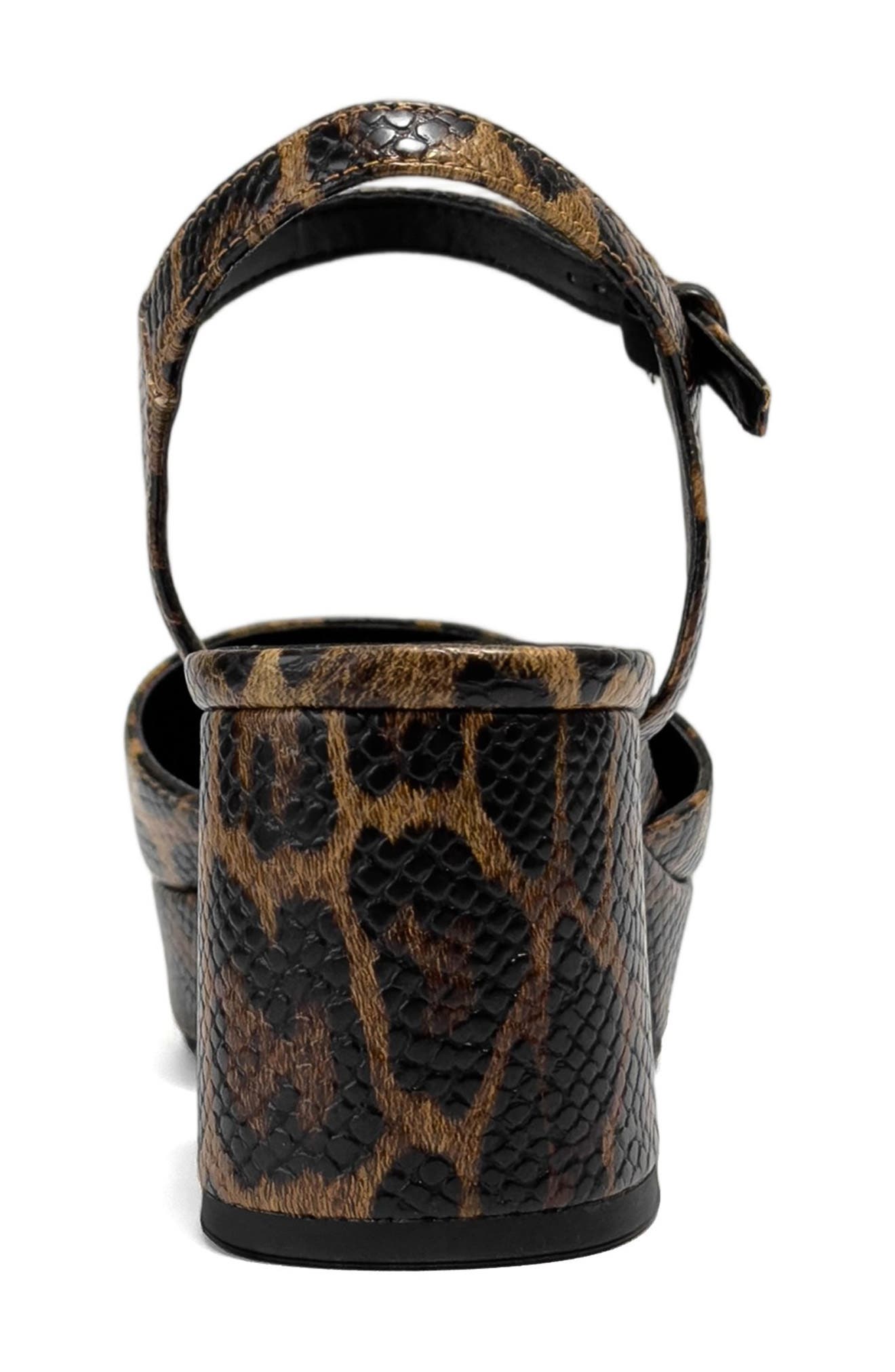 Aerosoles Senna Ankle Strap Platform Pump, Alternate, color, Jaguar Print