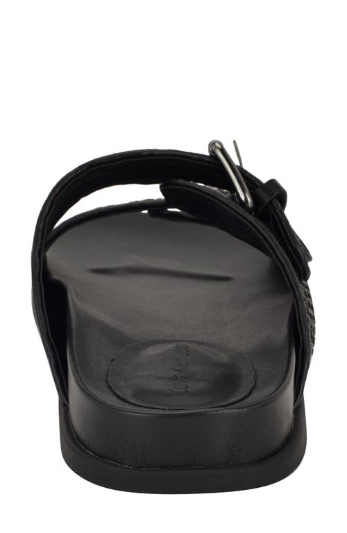 Calvin Klein Vibe Two-strap Sandal In Black
