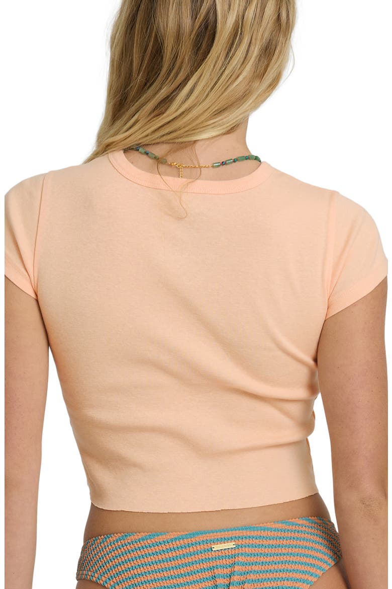 For the View Graphic Baby Tee, Alternate, color, LIGHT PEACH