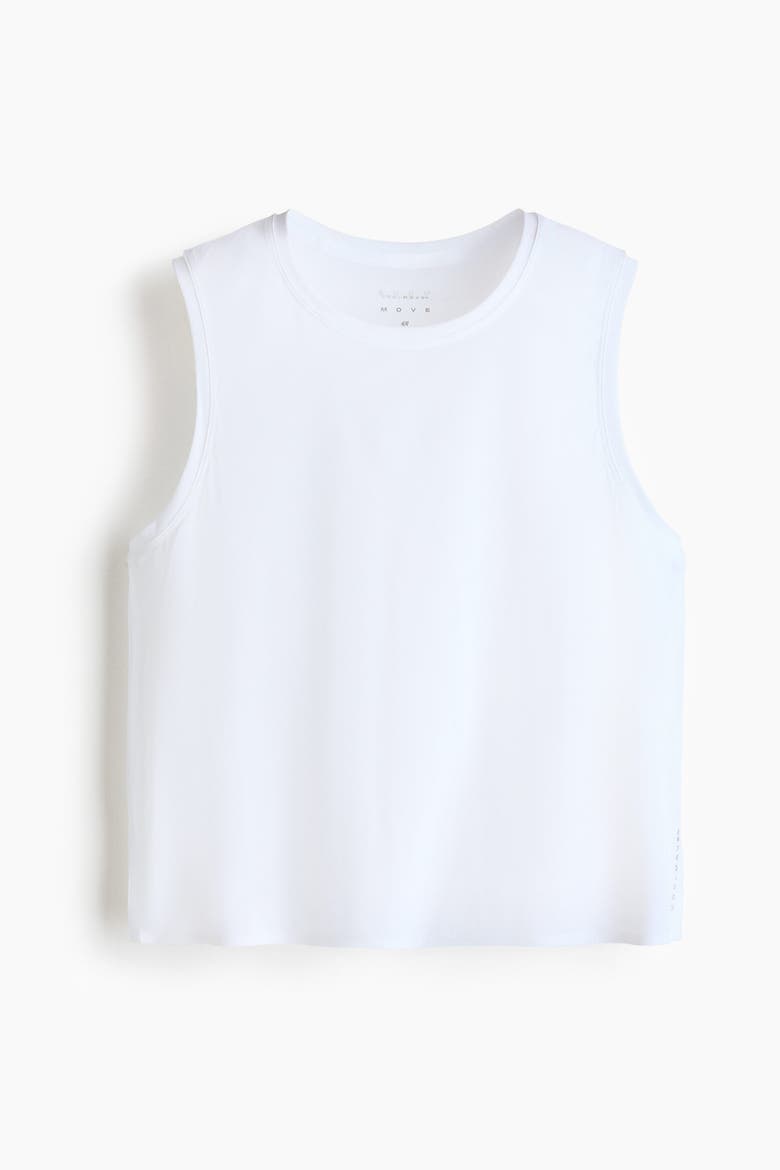Sports Vest Top With Coolmove, Alternate, color, White