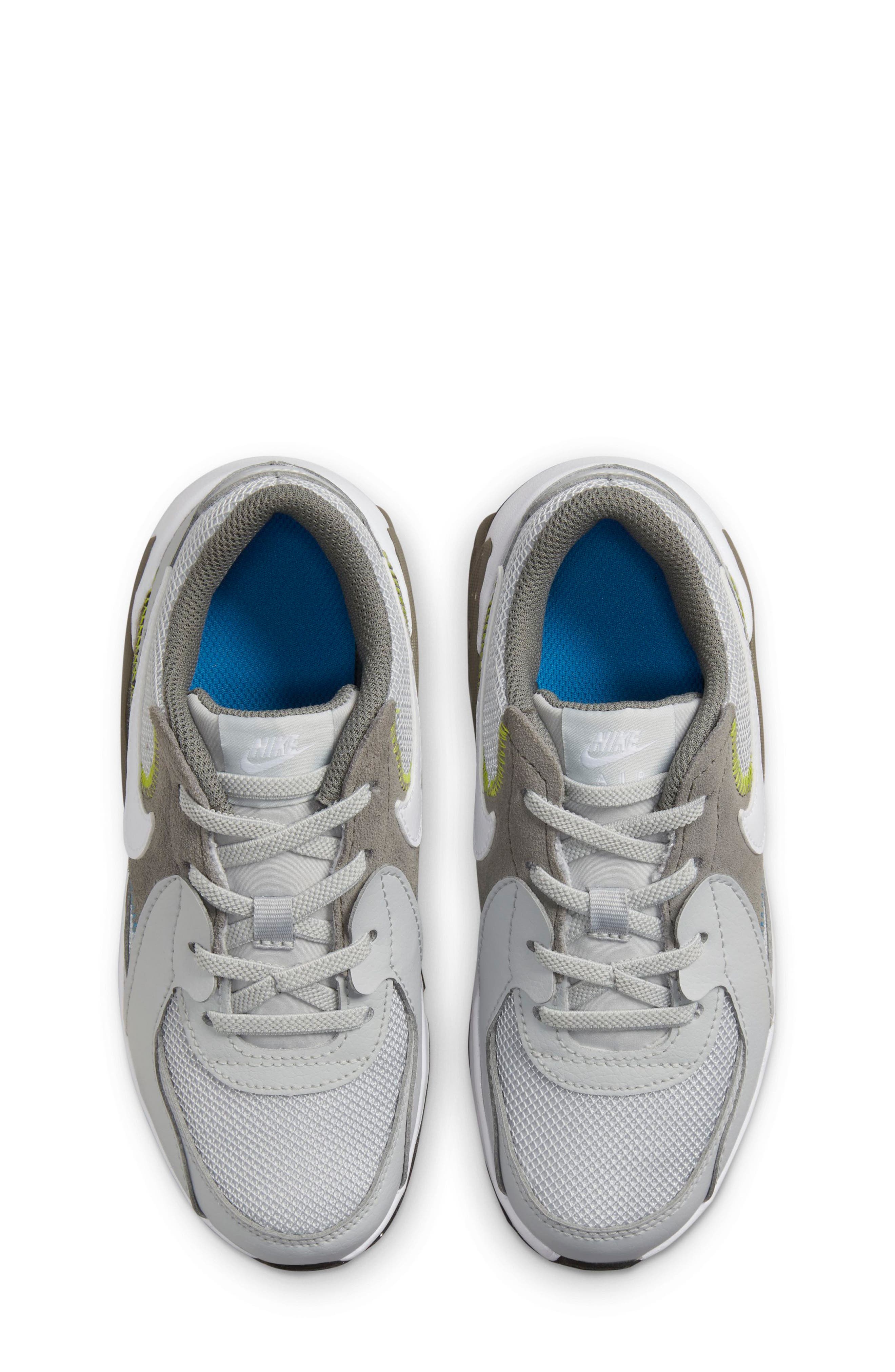 Air Max Excee PS Sneaker, Alternate, color, GREY FOG/ WHITE/ PEWTER/ GREEN