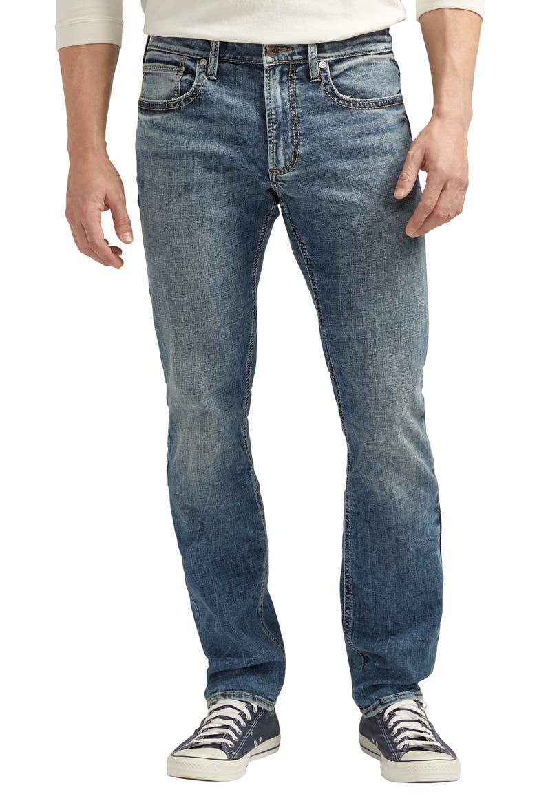 Konrad Slim Straight Leg Jeans, Main, color, INDIGO