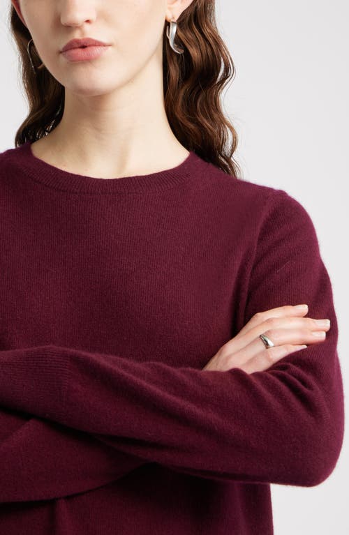 Nordstrom Cashmere Crewneck Sweater In Brown