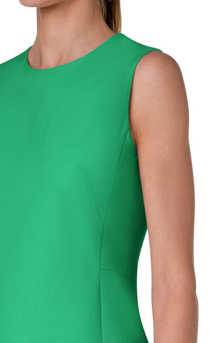 Akris Cotton & Silk Blend Sleeveless Sheath Dress, Alternate, color, 